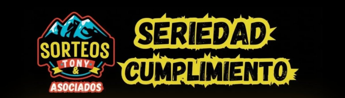 Sorteos Tony Asociados — Seriedad y Cumplimiento